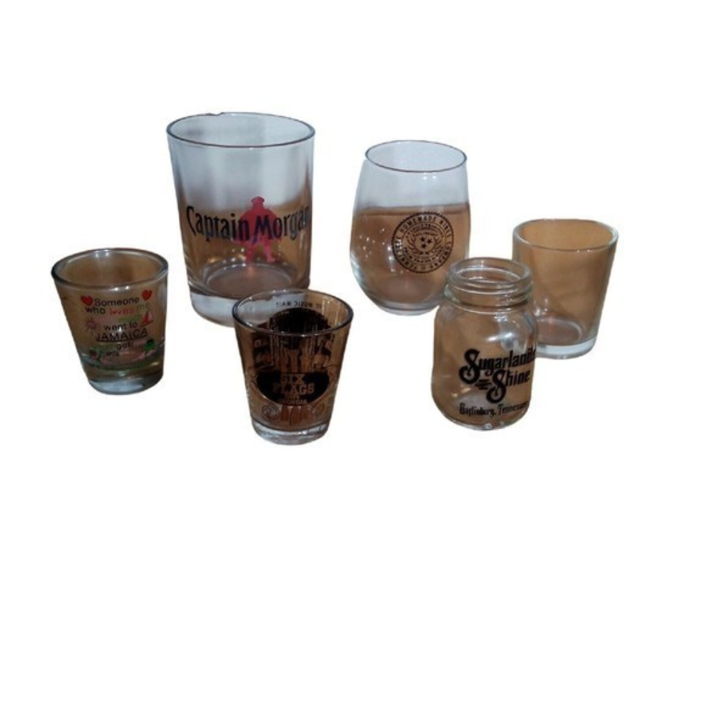 Shot Glass Combo With 2‎ Drinking Glasses